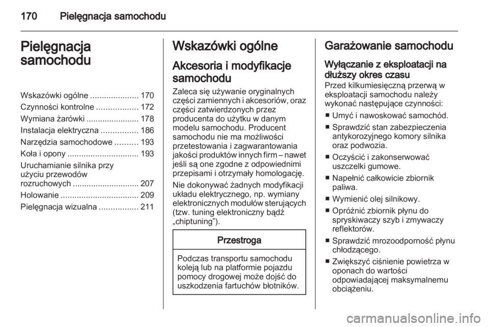 OPEL ZAFIRA 2013  Instrukcja obsługi (in Polish) 