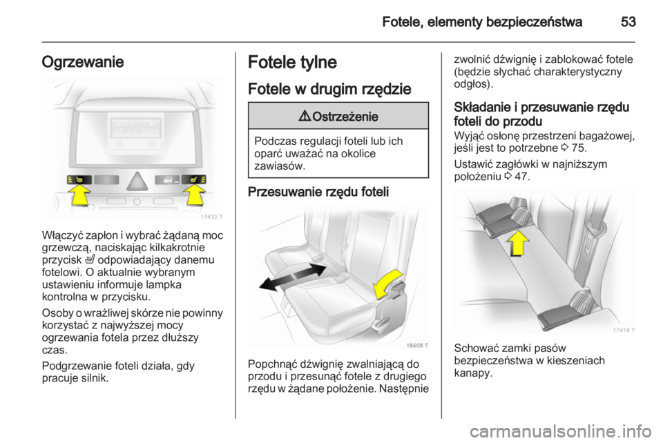 OPEL ZAFIRA 2013  Instrukcja obsługi (in Polish) 