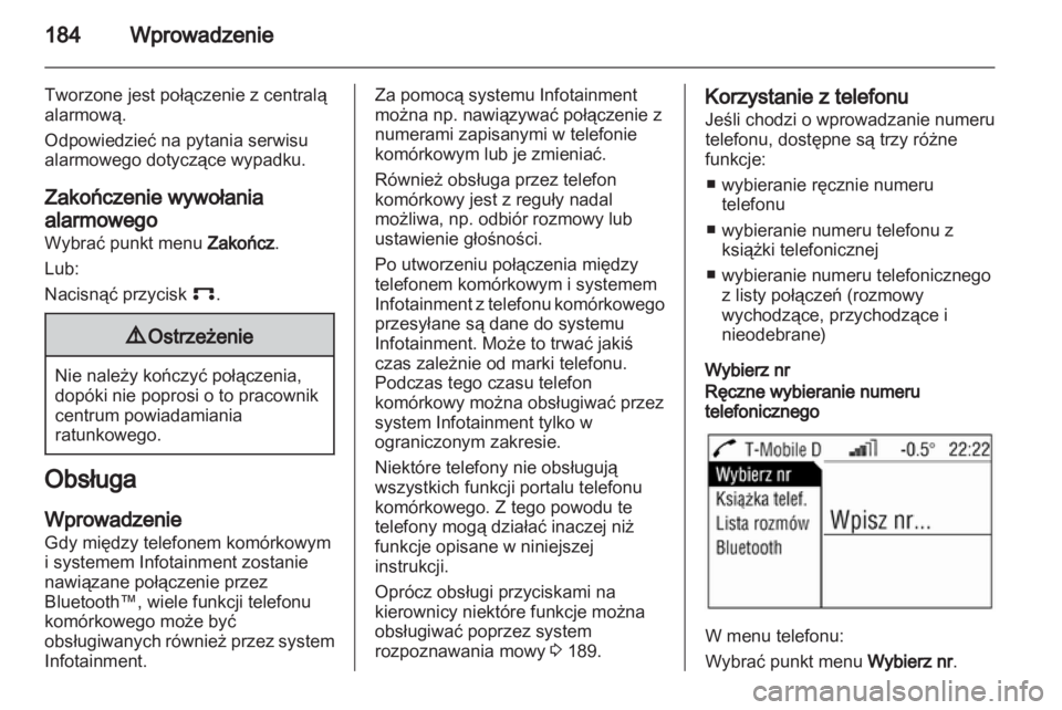 OPEL ZAFIRA B 2014  Instrukcja obsługi systemu audio-nawigacyjnego (in Polish) 