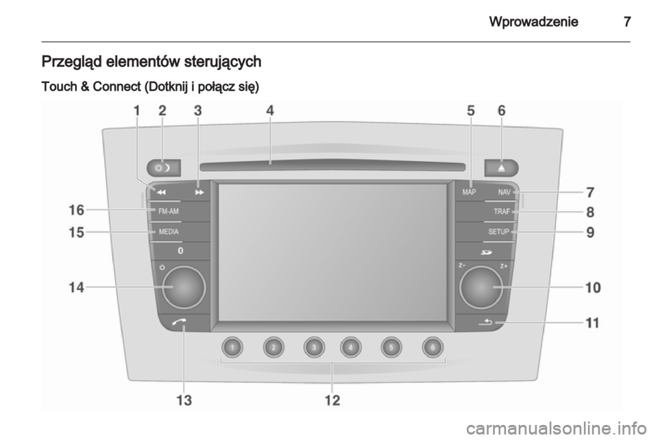 OPEL ZAFIRA B 2014  Instrukcja obsługi systemu audio-nawigacyjnego (in Polish) 