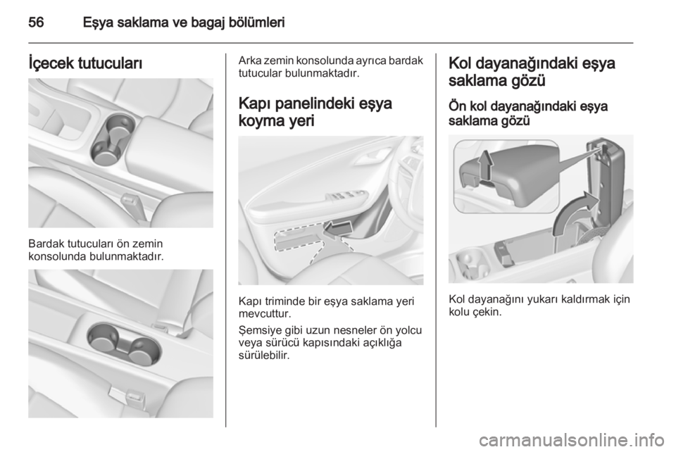 OPEL AMPERA 2013  Sürücü El Kitabı (in Turkish) 