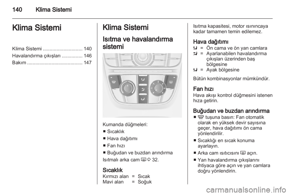 OPEL ASTRA J HB5 & ST 2012  Sürücü El Kitabı (in Turkish) 