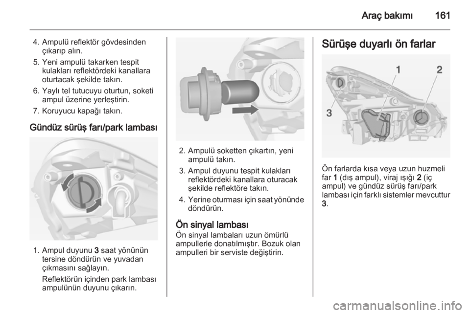 OPEL CORSA 2013.5  Sürücü El Kitabı (in Turkish) 