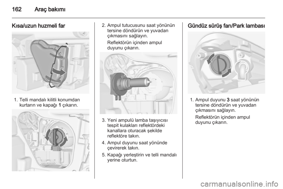 OPEL CORSA 2013.5  Sürücü El Kitabı (in Turkish) 