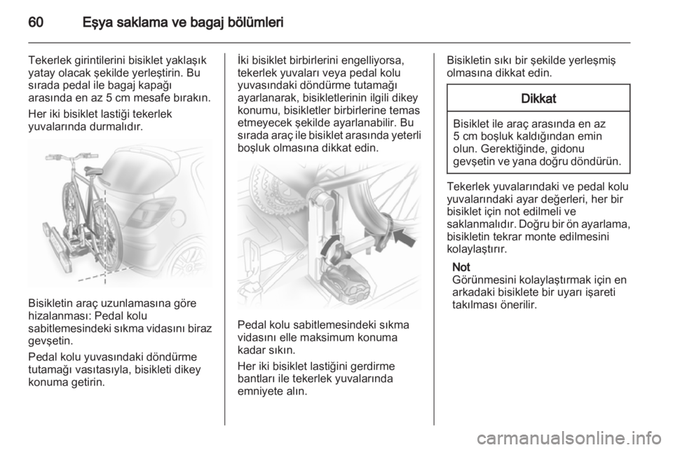 OPEL CORSA 2013.5  Sürücü El Kitabı (in Turkish) 