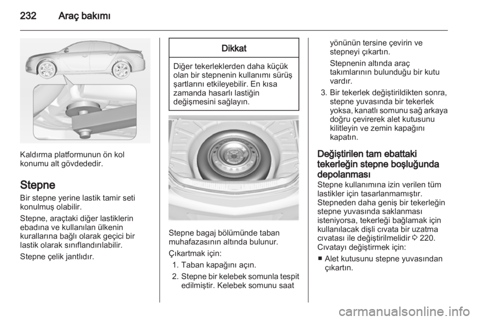 OPEL INSIGNIA 2013  Sürücü El Kitabı (in Turkish) 