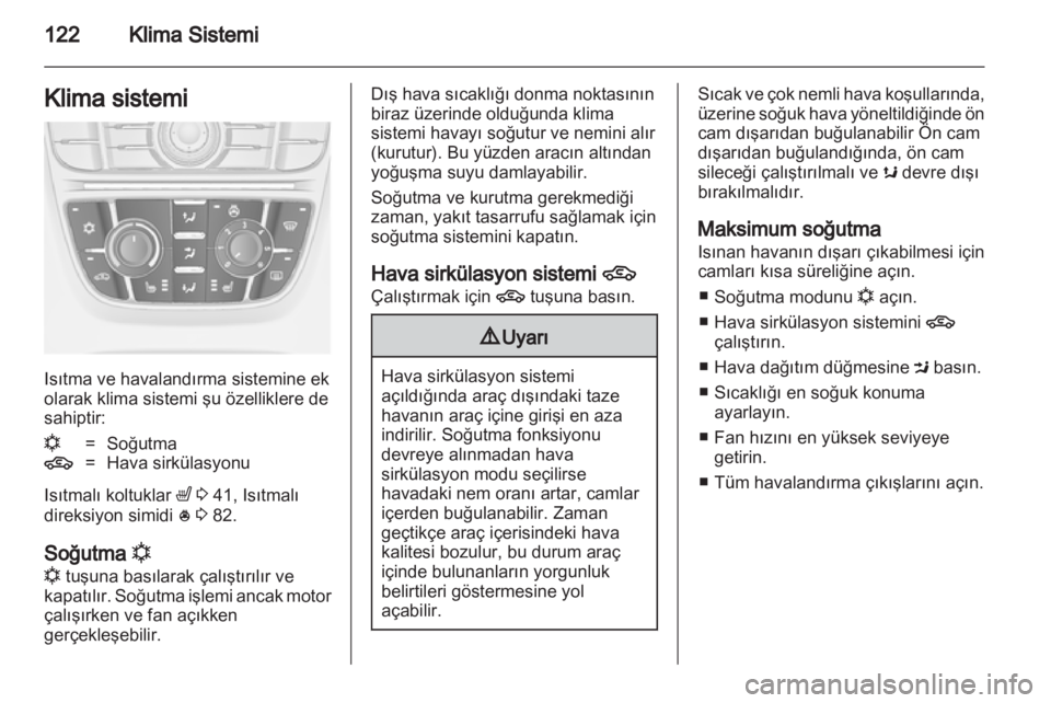OPEL MERIVA 2011.5  Sürücü El Kitabı (in Turkish) 