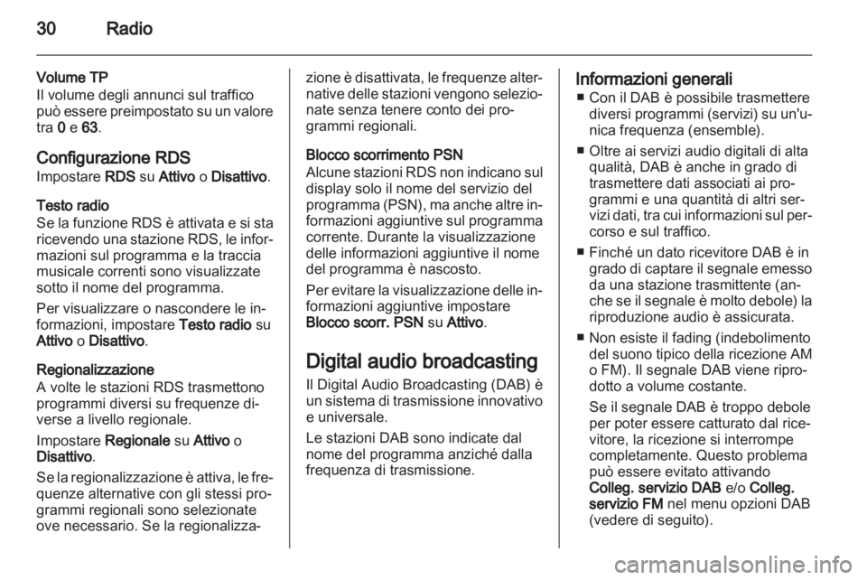 OPEL ADAM 2013  Manuale del sistema Infotainment (in Italian) 
