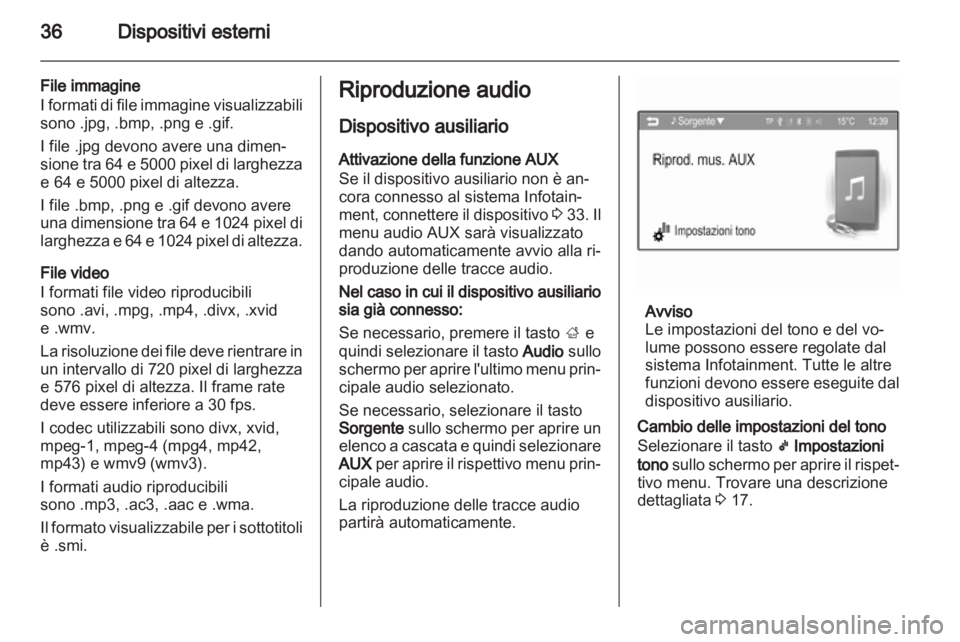 OPEL ADAM 2013  Manuale del sistema Infotainment (in Italian) 