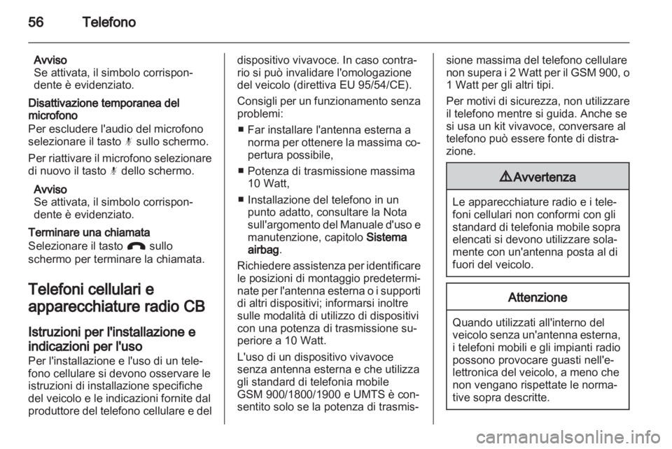 OPEL ADAM 2013  Manuale del sistema Infotainment (in Italian) 