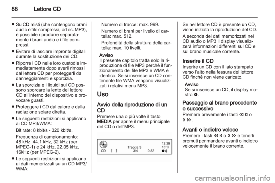 OPEL ADAM 2013  Manuale del sistema Infotainment (in Italian) 