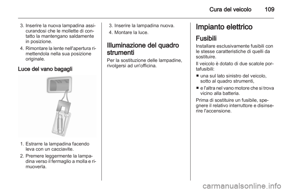 OPEL AGILA 2011  Manuale di uso e manutenzione (in Italian) 
