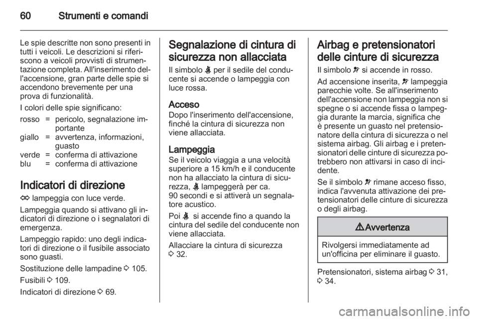 OPEL AGILA 2011  Manuale di uso e manutenzione (in Italian) 