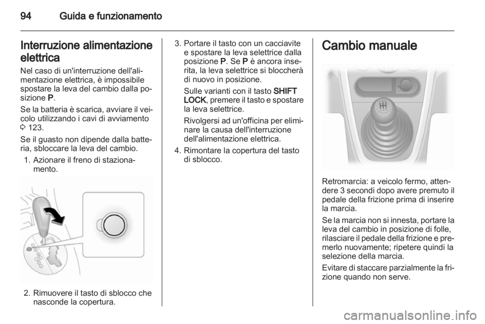 OPEL AGILA 2011  Manuale di uso e manutenzione (in Italian) 