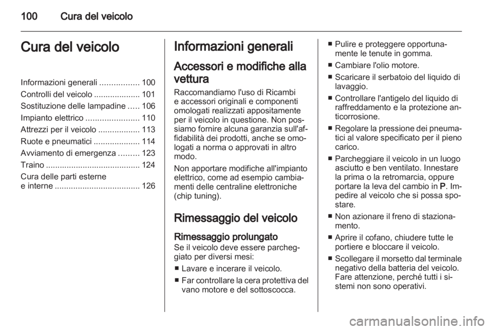 OPEL AGILA 2012  Manuale di uso e manutenzione (in Italian) 
