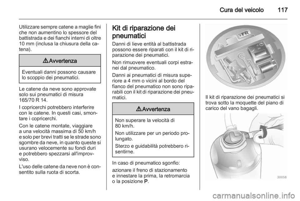 OPEL AGILA 2012  Manuale di uso e manutenzione (in Italian) 