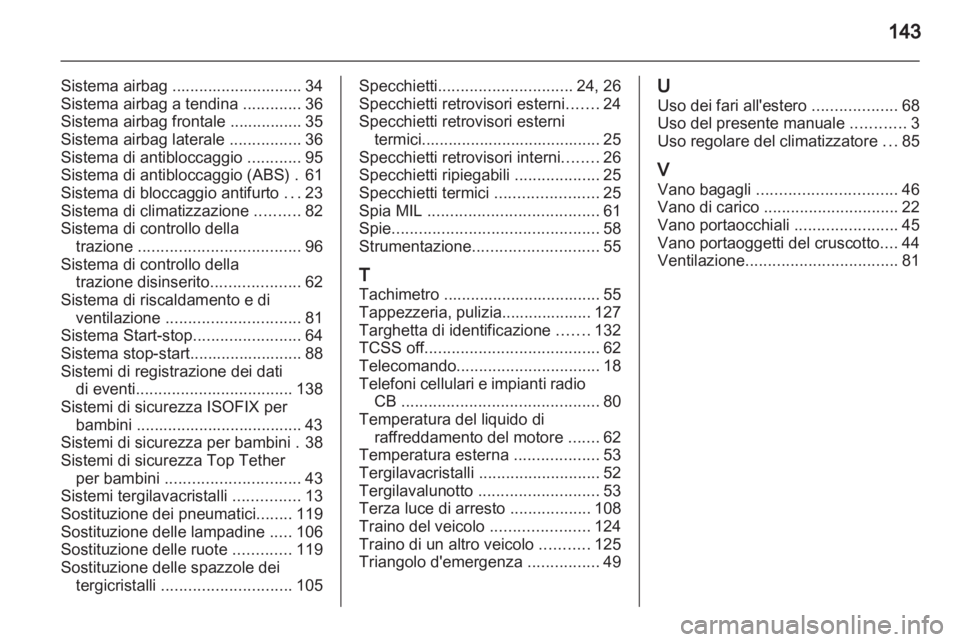 OPEL AGILA 2012  Manuale di uso e manutenzione (in Italian) 