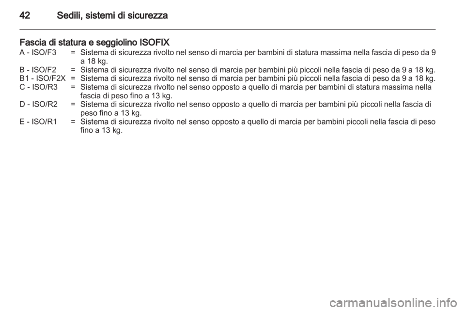 OPEL AGILA 2012  Manuale di uso e manutenzione (in Italian) 