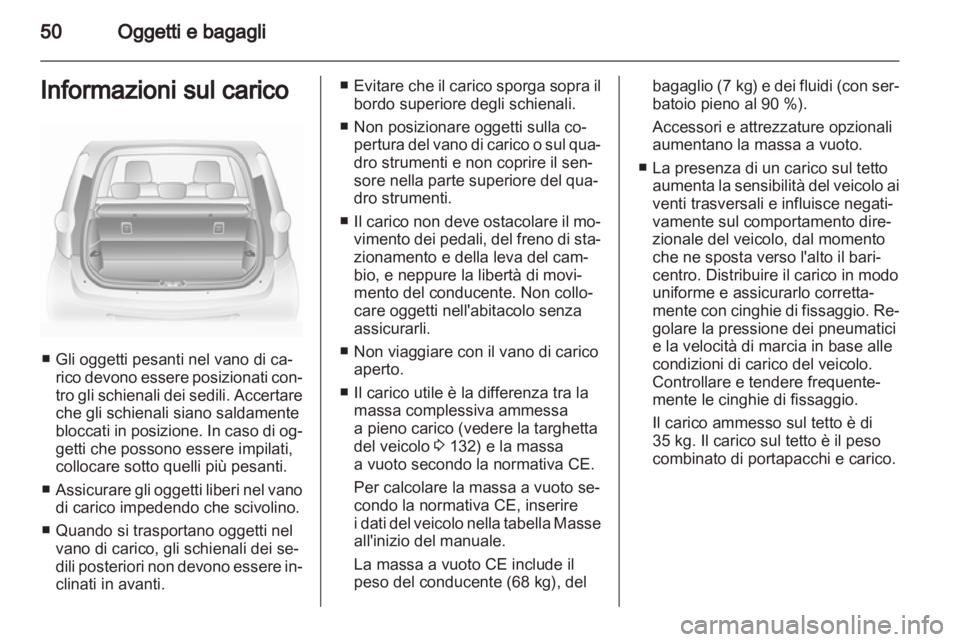 OPEL AGILA 2012  Manuale di uso e manutenzione (in Italian) 
