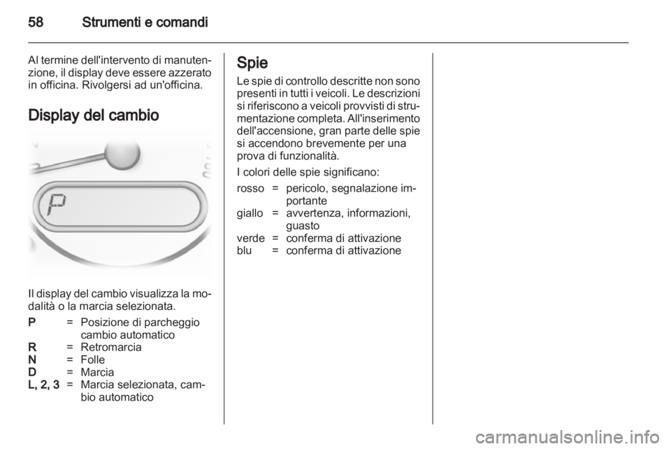 OPEL AGILA 2012  Manuale di uso e manutenzione (in Italian) 