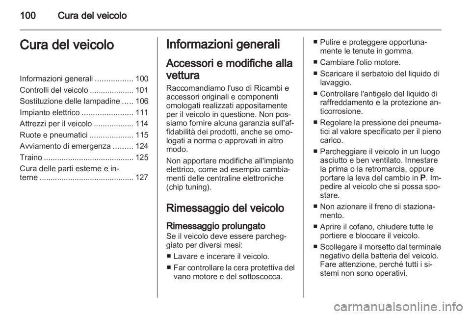 OPEL AGILA 2012.5  Manuale di uso e manutenzione (in Italian) 