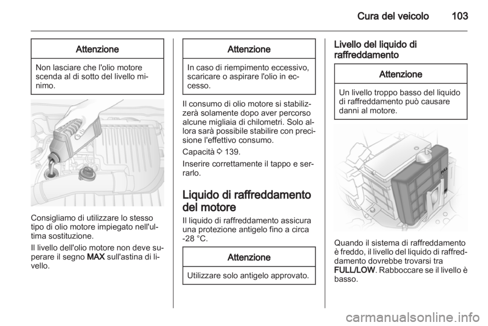OPEL AGILA 2012.5  Manuale di uso e manutenzione (in Italian) 