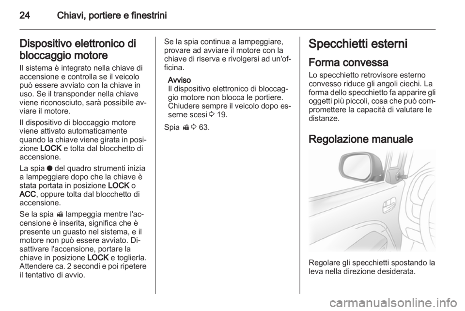 OPEL AGILA 2012.5  Manuale di uso e manutenzione (in Italian) 