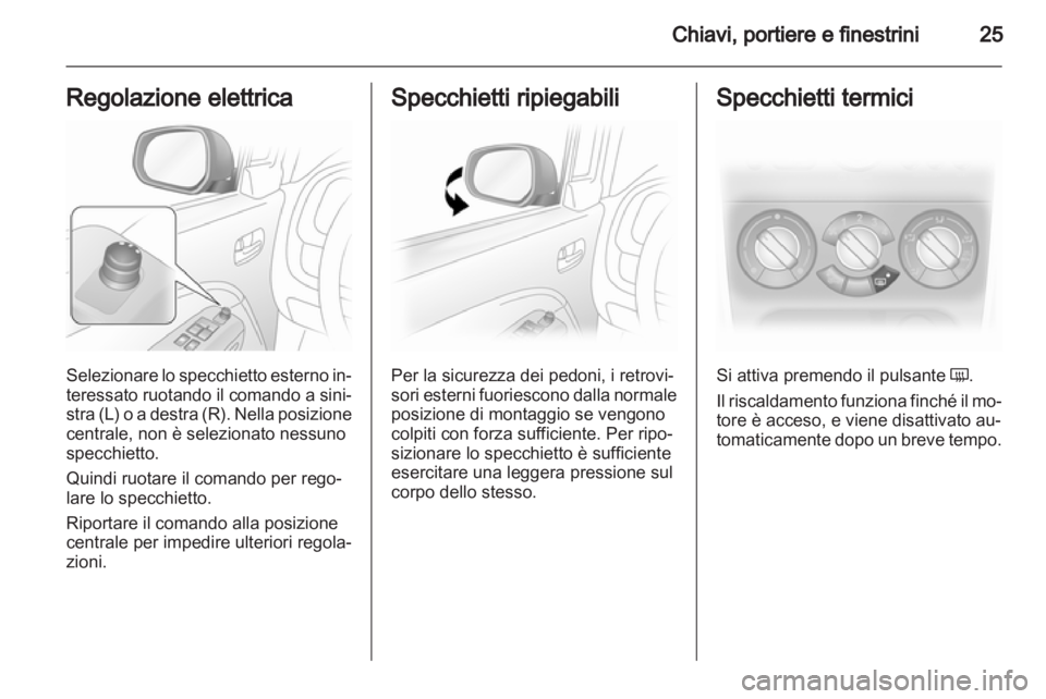 OPEL AGILA 2012.5  Manuale di uso e manutenzione (in Italian) 