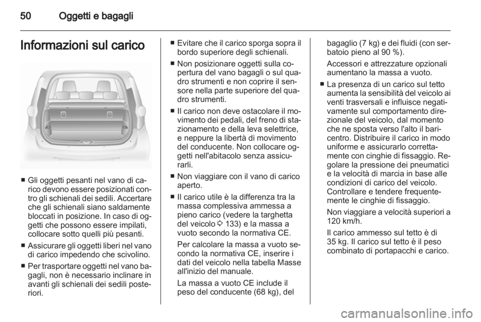 OPEL AGILA 2012.5  Manuale di uso e manutenzione (in Italian) 