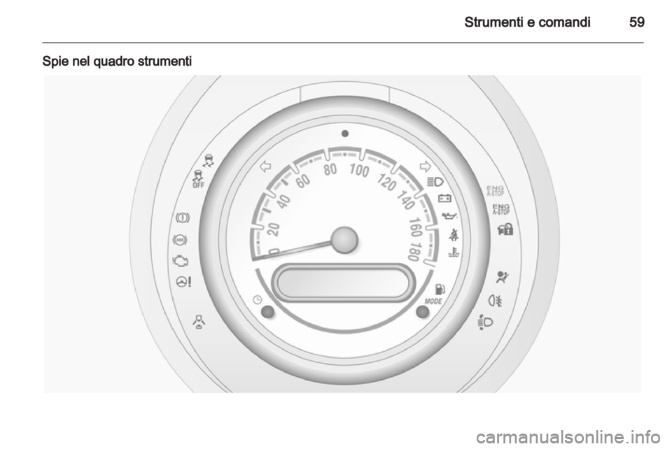 OPEL AGILA 2012.5  Manuale di uso e manutenzione (in Italian) 