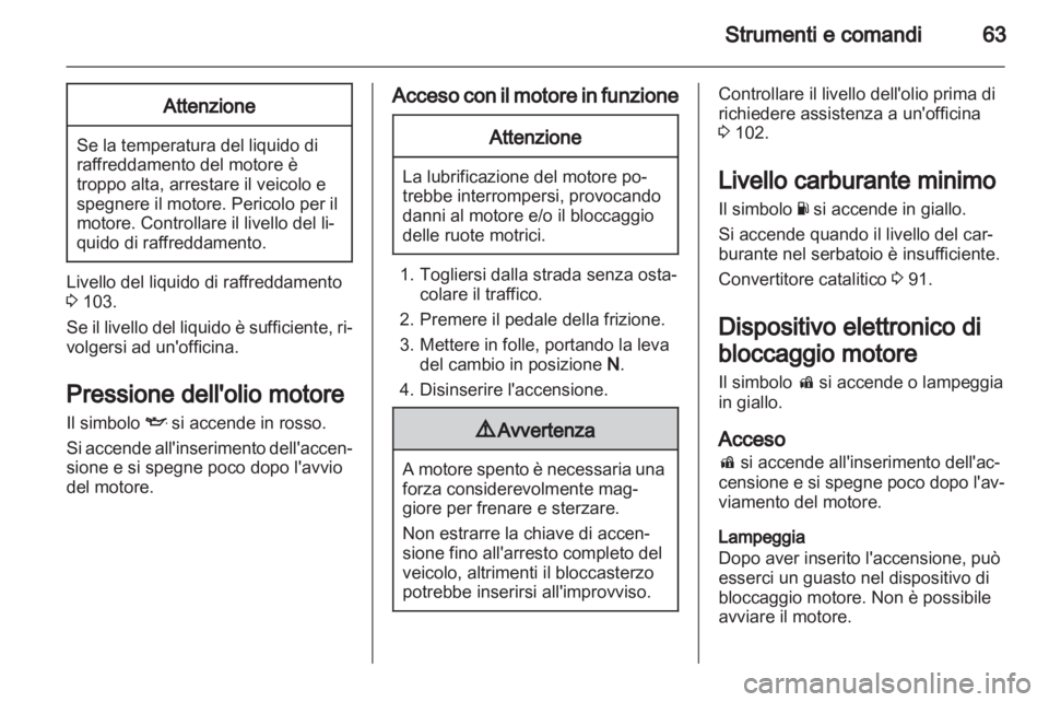 OPEL AGILA 2012.5  Manuale di uso e manutenzione (in Italian) 