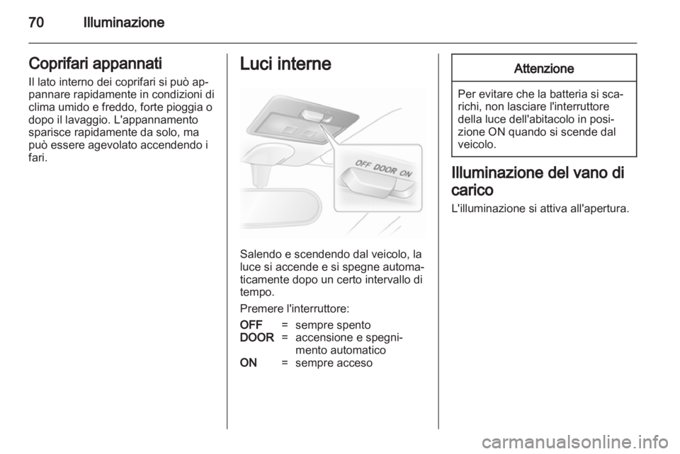 OPEL AGILA 2012.5  Manuale di uso e manutenzione (in Italian) 