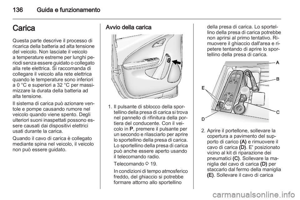 OPEL AMPERA 2012  Manuale di uso e manutenzione (in Italian) 