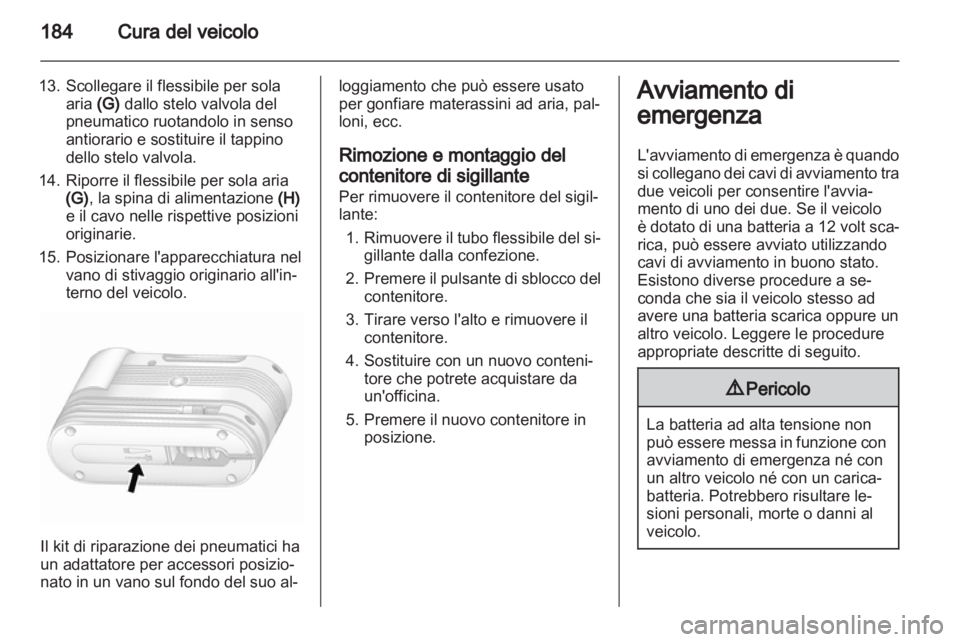 OPEL AMPERA 2012  Manuale di uso e manutenzione (in Italian) 