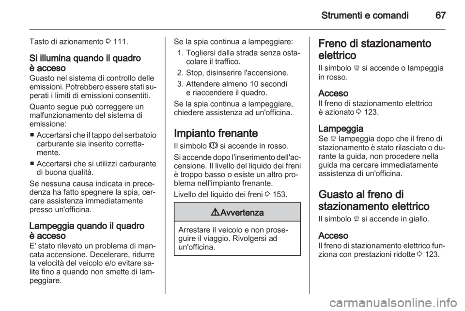 OPEL AMPERA 2012  Manuale di uso e manutenzione (in Italian) 