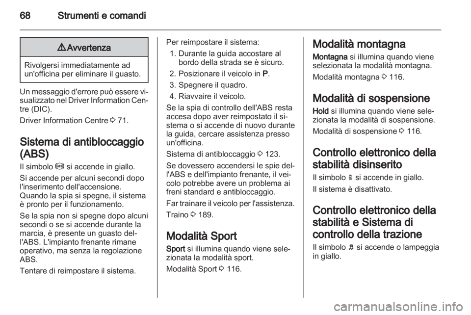OPEL AMPERA 2012  Manuale di uso e manutenzione (in Italian) 