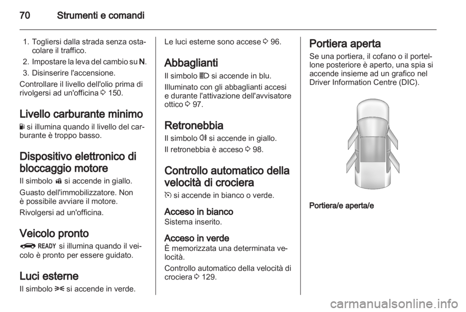 OPEL AMPERA 2012  Manuale di uso e manutenzione (in Italian) 