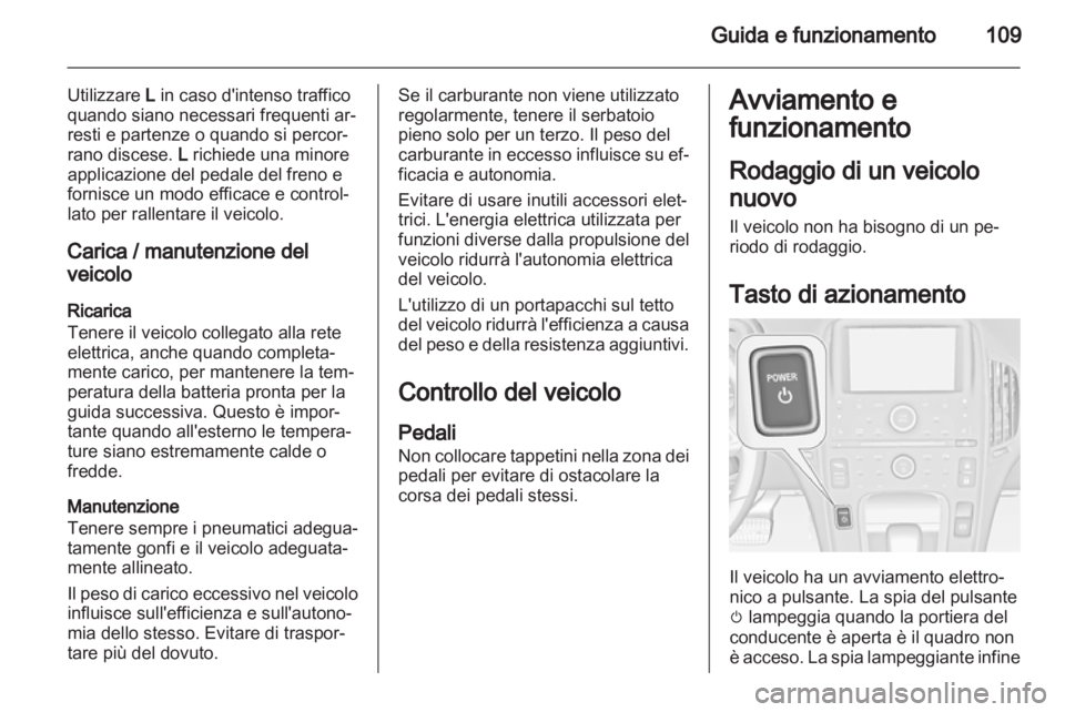 OPEL AMPERA 2012.5  Manuale di uso e manutenzione (in Italian) 