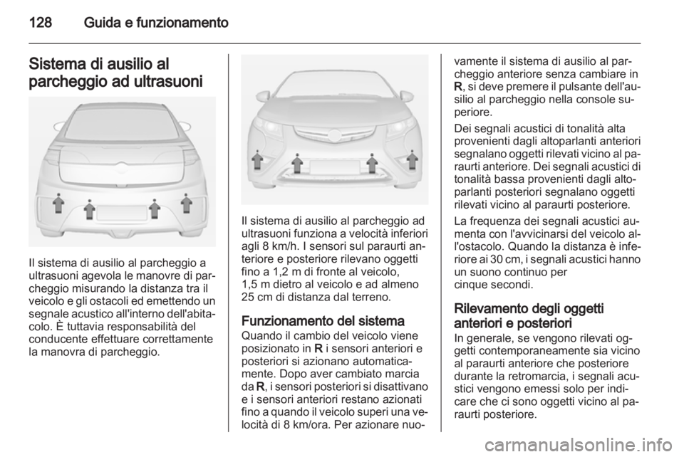 OPEL AMPERA 2012.5  Manuale di uso e manutenzione (in Italian) 