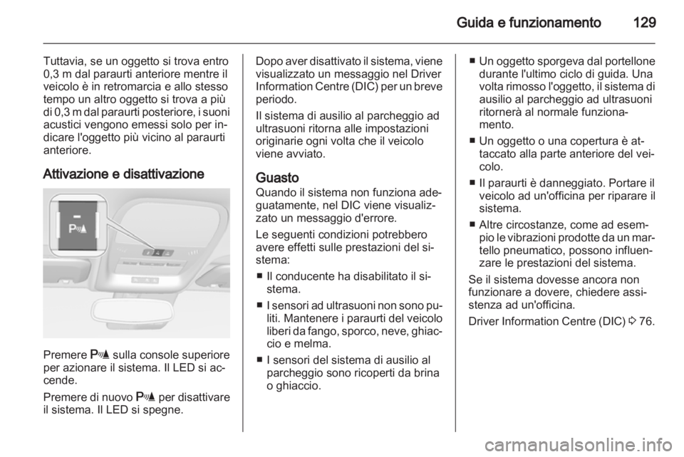 OPEL AMPERA 2012.5  Manuale di uso e manutenzione (in Italian) 