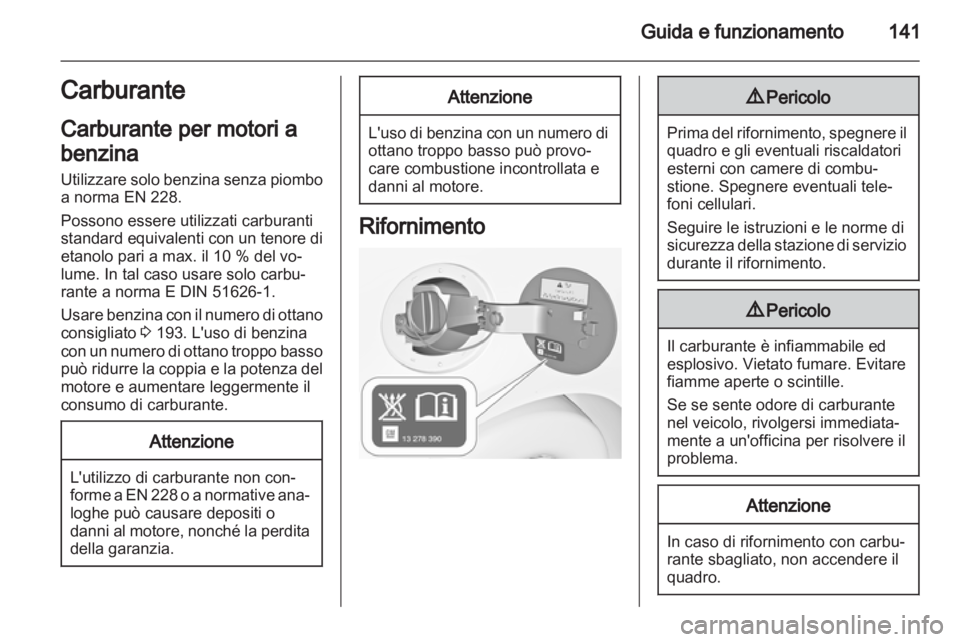 OPEL AMPERA 2012.5  Manuale di uso e manutenzione (in Italian) 