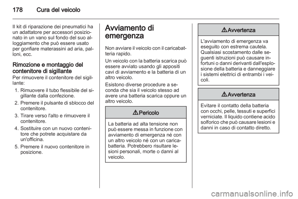 OPEL AMPERA 2012.5  Manuale di uso e manutenzione (in Italian) 