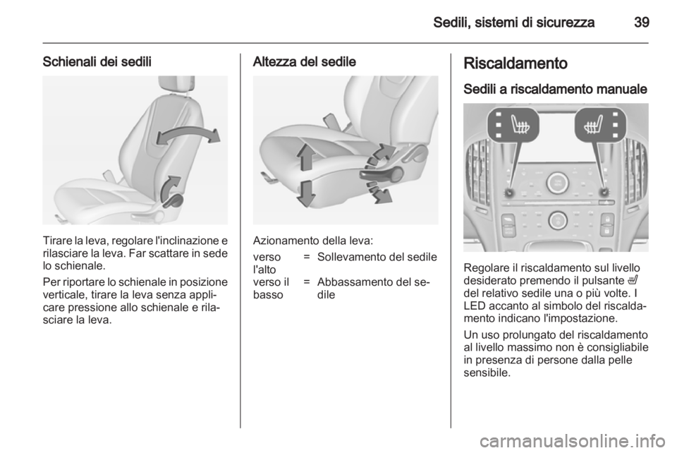 OPEL AMPERA 2012.5  Manuale di uso e manutenzione (in Italian) 
