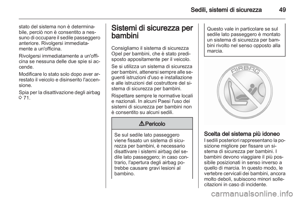 OPEL AMPERA 2012.5  Manuale di uso e manutenzione (in Italian) 