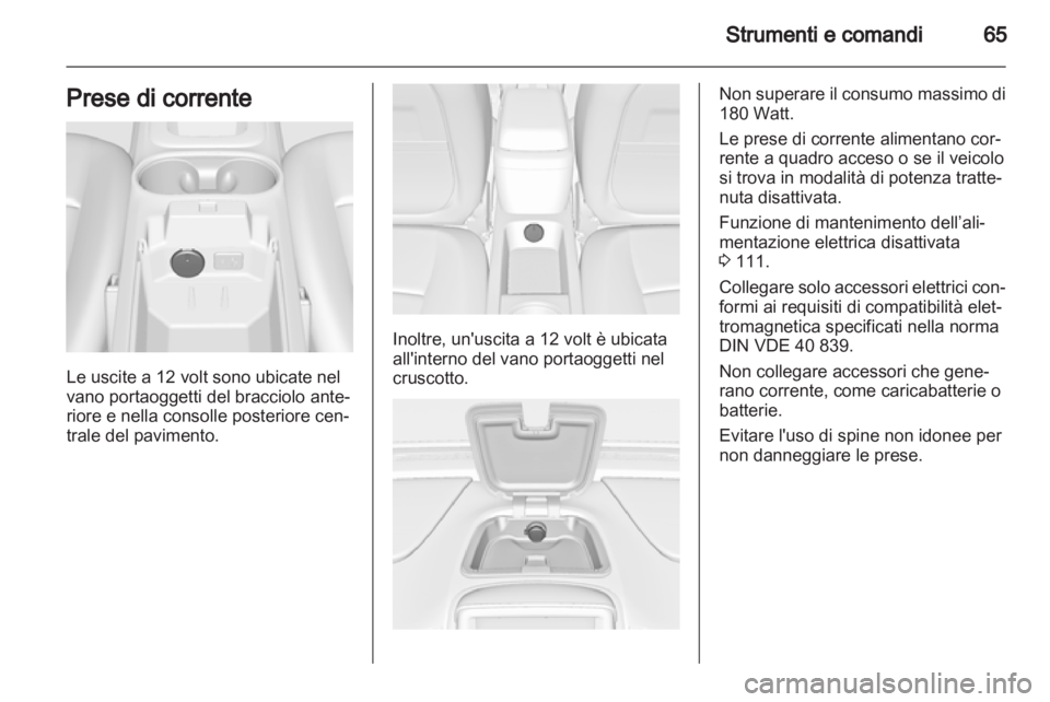 OPEL AMPERA 2012.5  Manuale di uso e manutenzione (in Italian) 