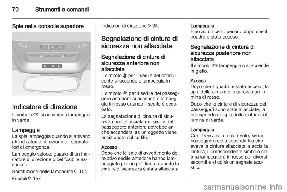 OPEL AMPERA 2012.5  Manuale di uso e manutenzione (in Italian) 
