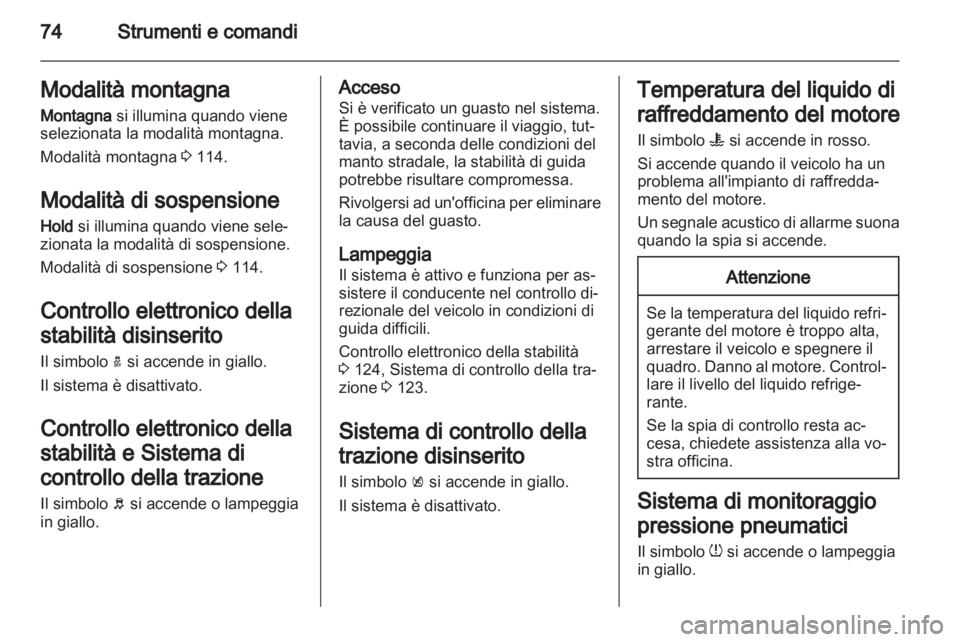 OPEL AMPERA 2012.5  Manuale di uso e manutenzione (in Italian) 