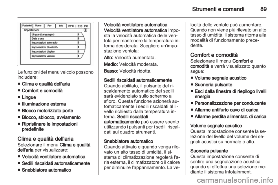 OPEL AMPERA 2012.5  Manuale di uso e manutenzione (in Italian) 
