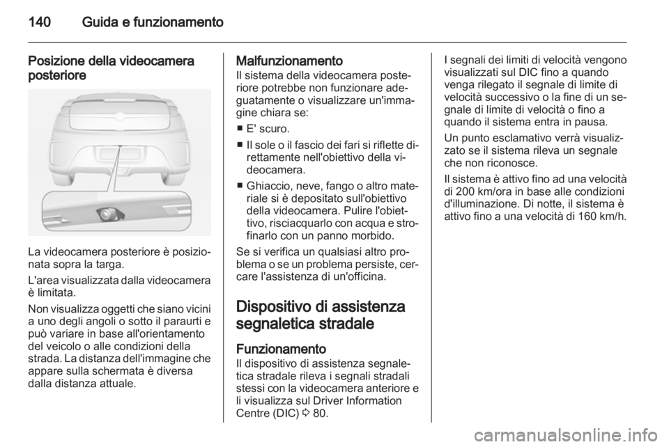 OPEL AMPERA 2013  Manuale di uso e manutenzione (in Italian) 