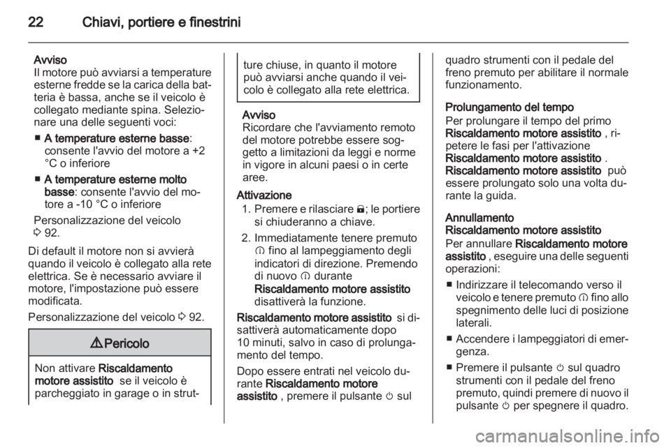OPEL AMPERA 2013  Manuale di uso e manutenzione (in Italian) 